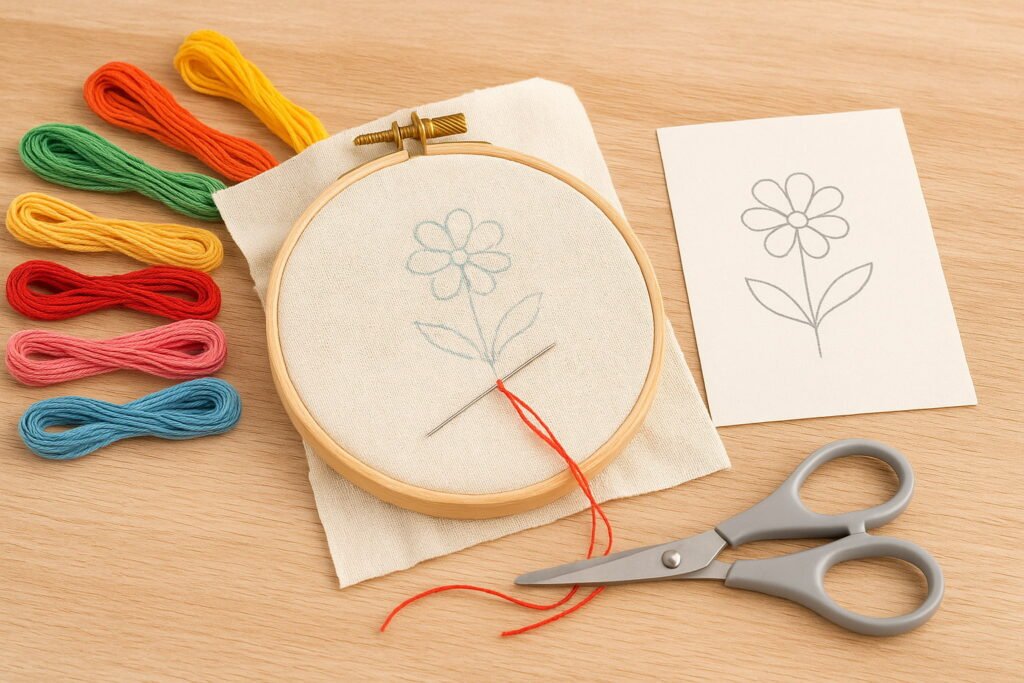 How to Start Embroidery Stitching for Beginners