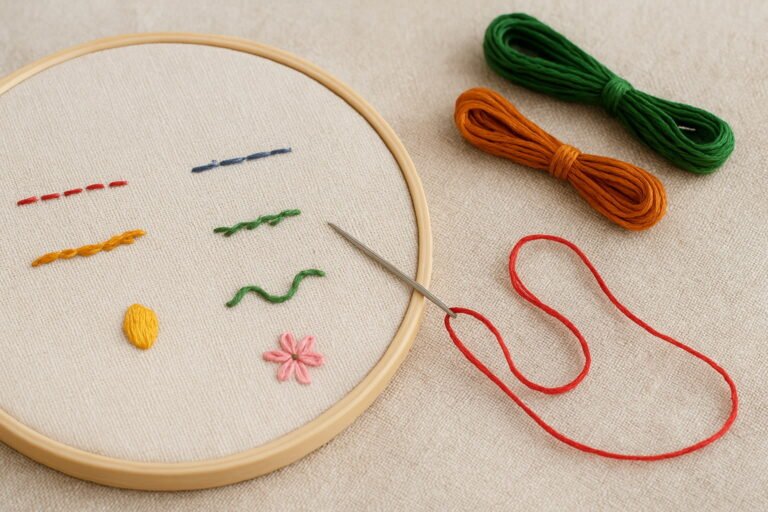 Best Embroidery Stitches to Learn as a Beginner