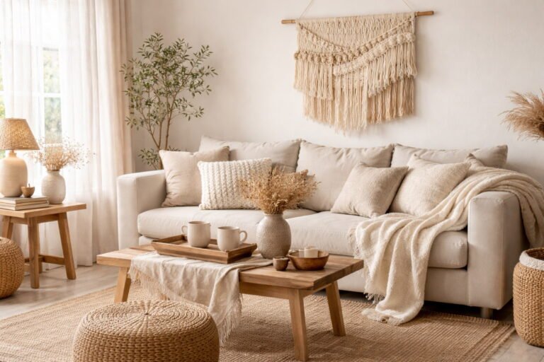 DIY Home Decor Ideas Using Natural Soft Textures