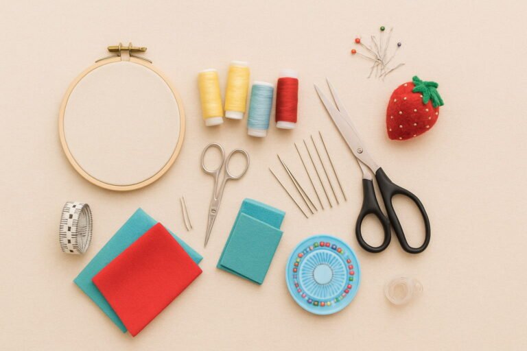 Must Have Supplies for Embroidery and Sewing Projects
